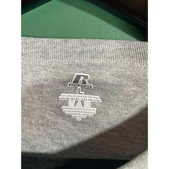 Atlanta Hawks ATL - Russell Athletics - Men's Grey Short Sleeve Logo T-Shirt - S - Picture 3 of 4